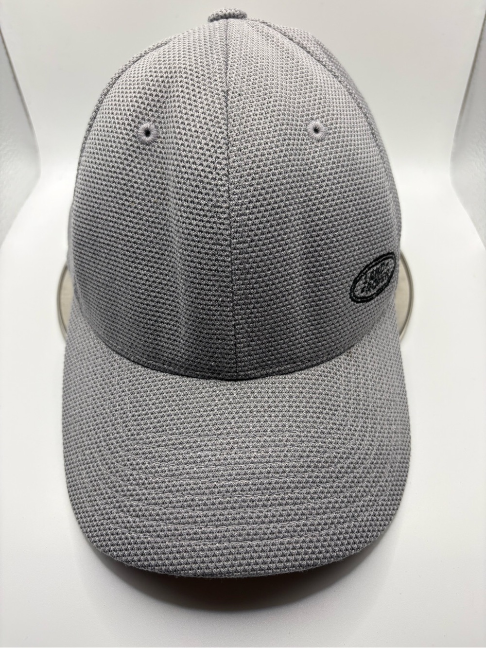 Flexfit Gray Textured Fitted Hat L/XL Minimalist Golf Land Rover